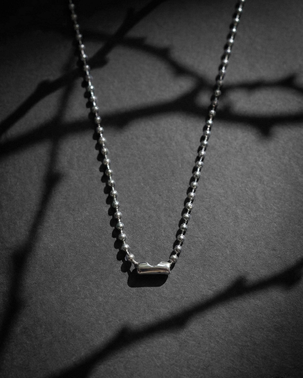 PEARLCORE I | Handmade Pearl and Stainless Steel Necklace | Industrial Rave Jewellery