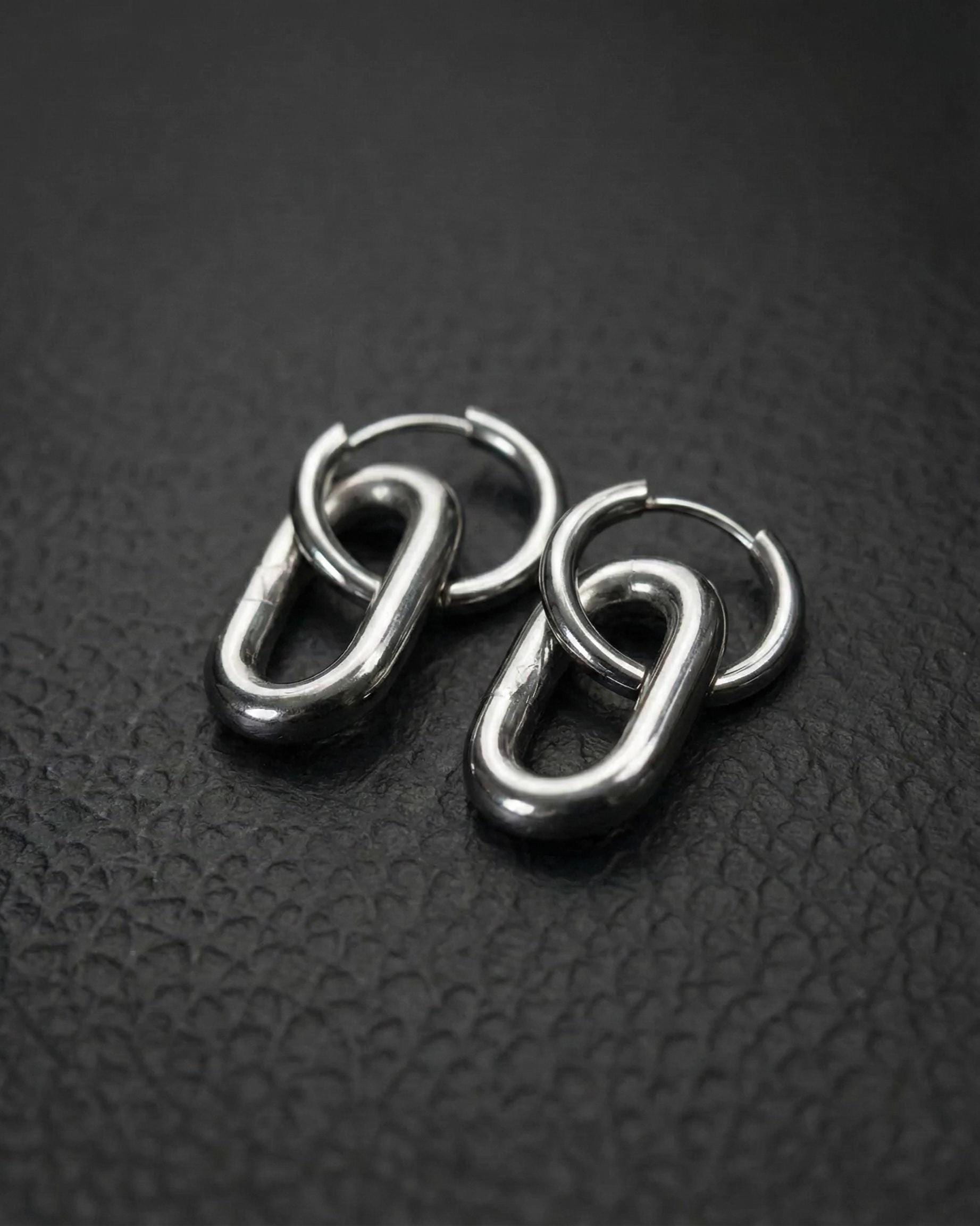 RAW | Handmade Stainless Steel Earring | Industrial Rave Jewellery