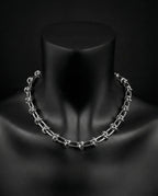 ITS COMPLICATED | Handmade Stainless Steel Necklace | Industrial Rave Jewellery