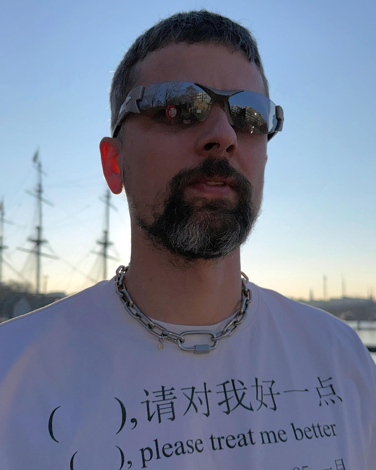 RAW | Handmade Stainless Steel Necklace | Techno Rave Chain