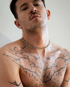 ITS COMPLICATED | Handmade Stainless Steel Necklace | Industrial Rave Jewellery