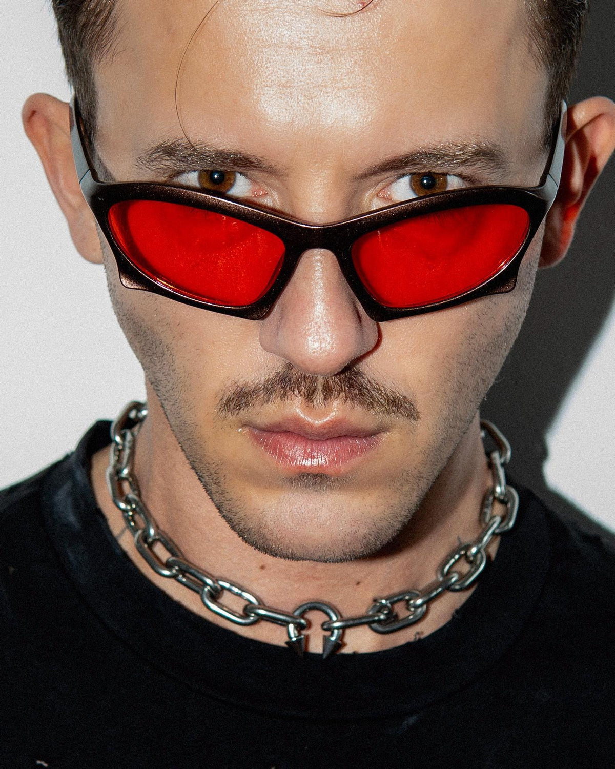 FANG (4mm) | Handmade Stainless Steel Chain | Techno Rave Necklace