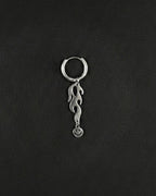 FLAME | Stainless Steel Earring | Industrial Rave Jewellery