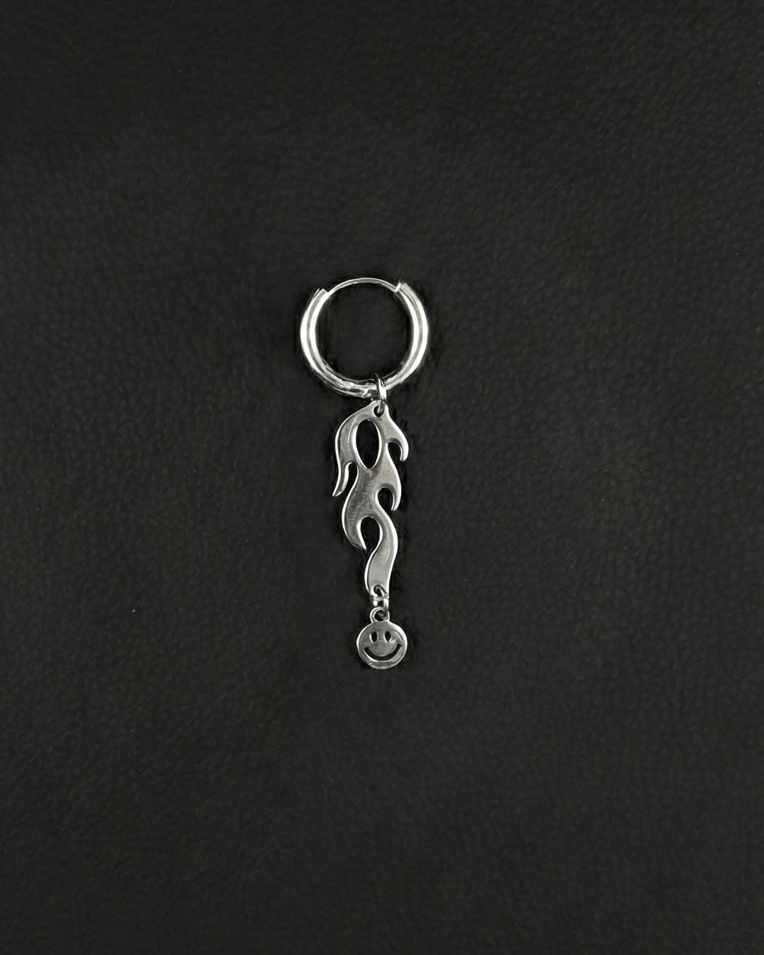 FLAME | Stainless Steel Earring | Industrial Rave Jewellery