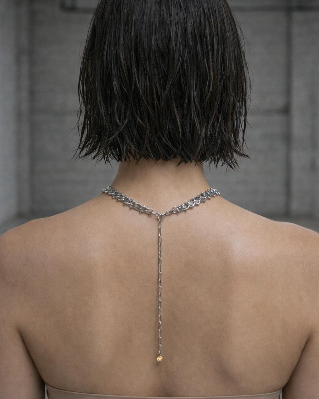 LITTLE BALLS | Handmade Stainless Steel Necklace | Industrial Rave Jewellery