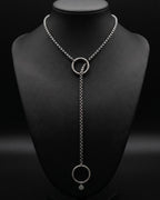 PULL | Handmade Stainless Steel Slip Necklace | Industrial Rave Jewellery