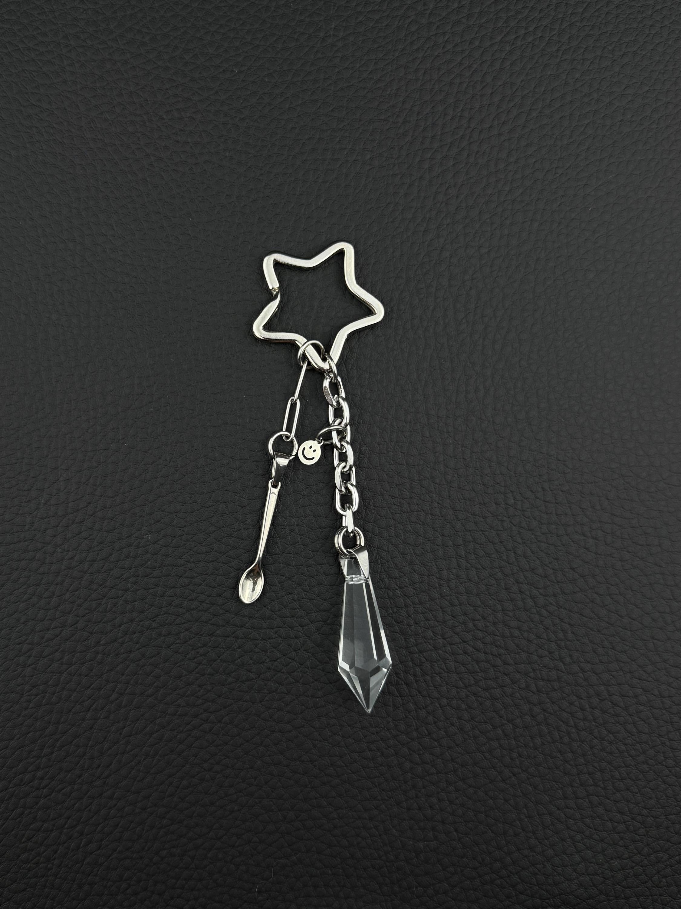 SPOON | Stainless Steel Keychain | Industrial Rave Jewellery