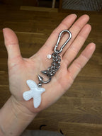 PEACE | Stainless Steel Keychain | Industrial Rave Jewellery
