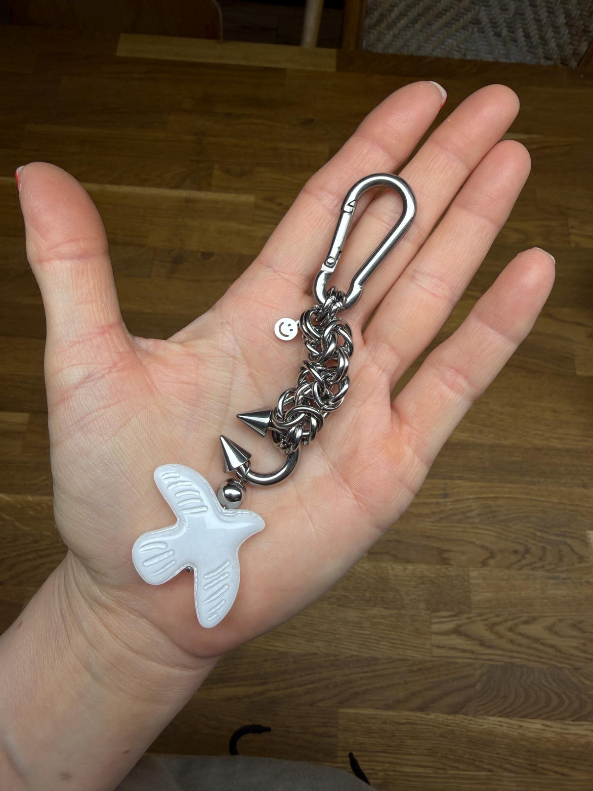 PEACE | Stainless Steel Keychain | Industrial Rave Jewellery