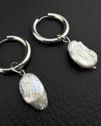 PEARLCORE | Handmade Stainless Steel Earring | Industrial Rave Jewellery