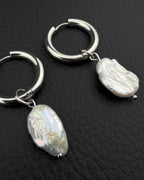 PEARLCORE | Handmade Stainless Steel Earring | Industrial Rave Jewellery