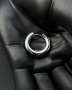 stainless steel thick heavy big oversized hoop earring