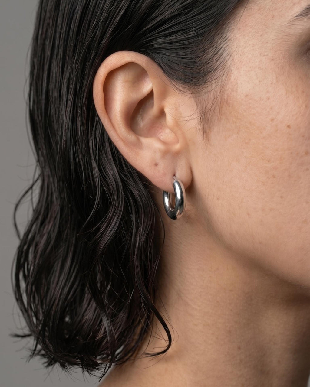 THICK HOOP | Stainless Steel Earring | Industrial Rave Jewellery