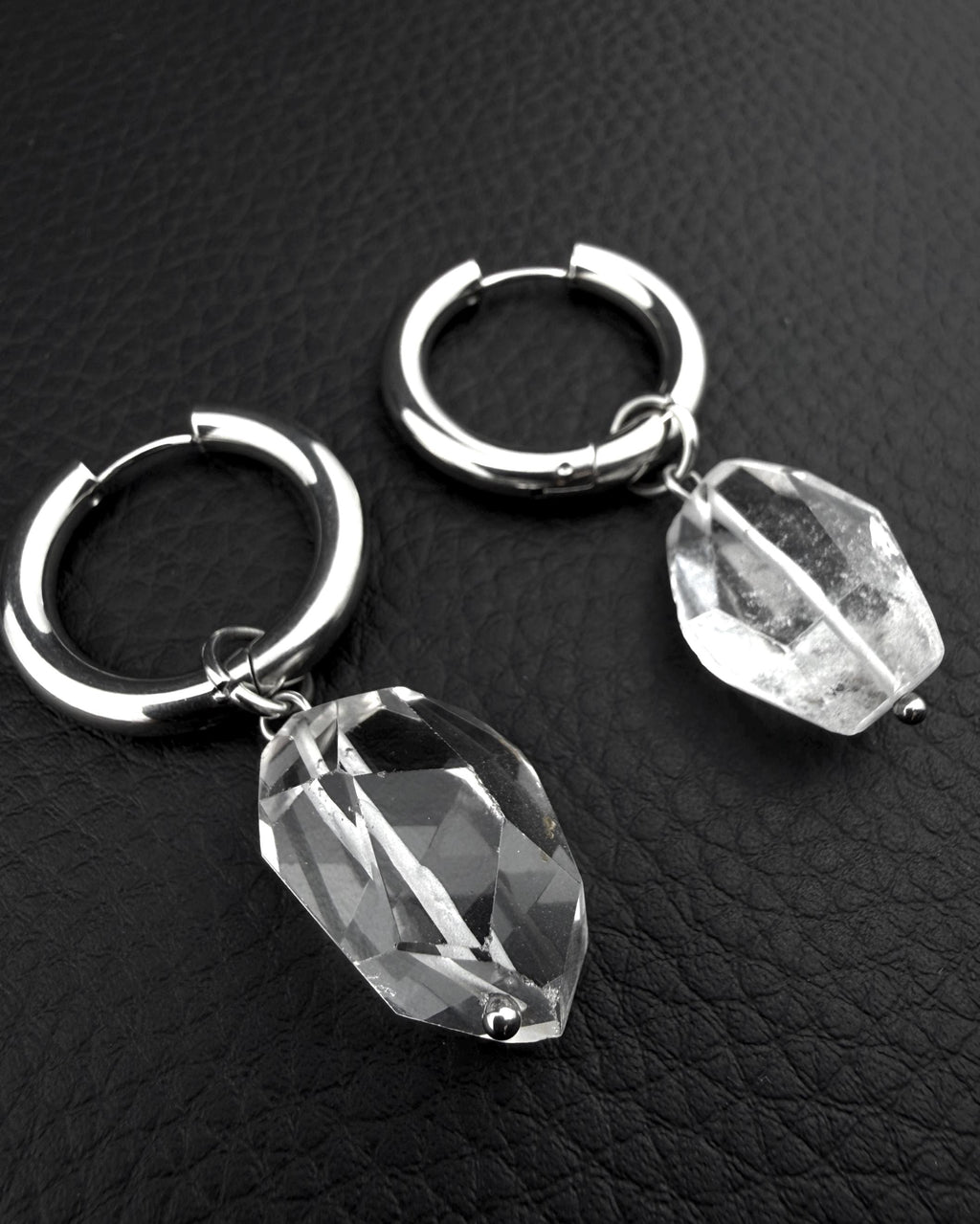 CRYSTALCORE | Handmade Stainless Steel Earring | Industrial Rave Jewellery