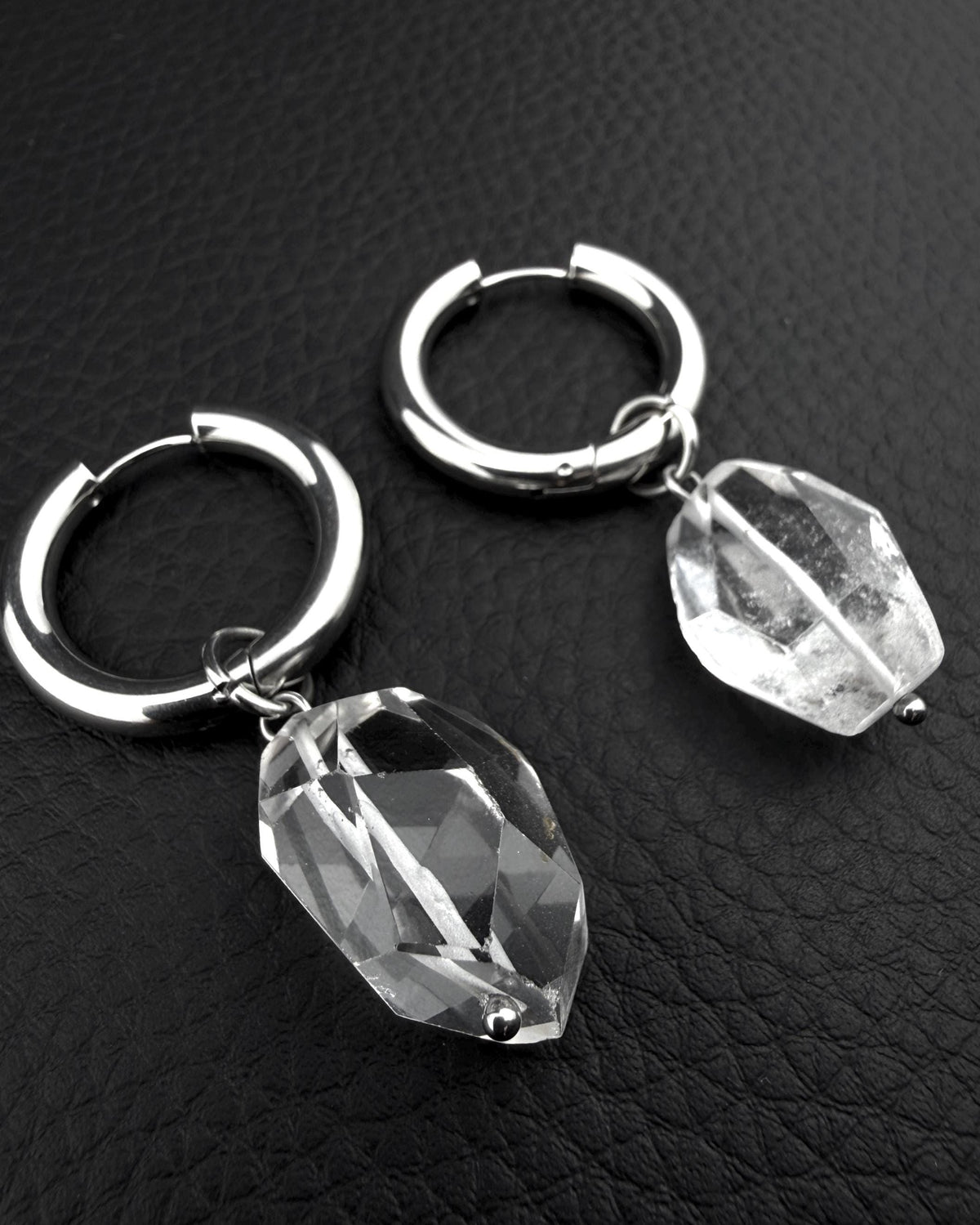 CRYSTALCORE | Handmade Stainless Steel Earring | Industrial Rave Jewellery