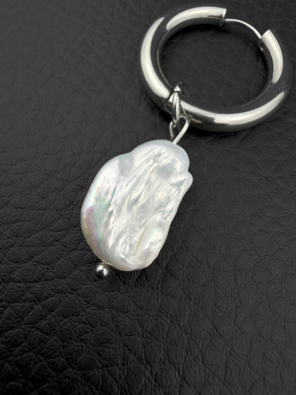 PEARLCORE | Handmade Stainless Steel Earring | Industrial Rave Jewellery