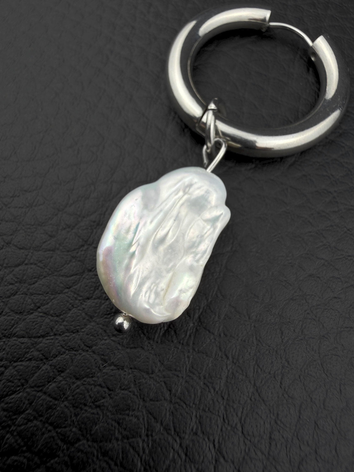 PEARLCORE | Handmade Stainless Steel Earring | Industrial Rave Jewellery