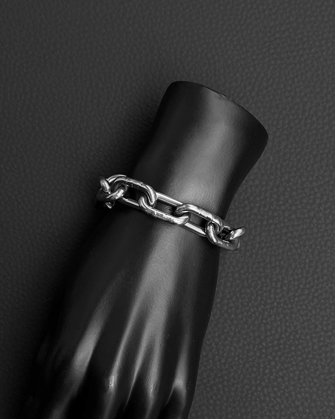 RAW | Handmade Stainless Steel Bracelet | Industrial Rave Jewellery