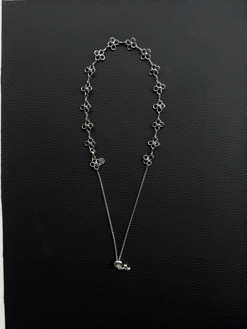 FLOWERS | Handmade Stainless Steel Necklace | Industrial Rave Jewellery