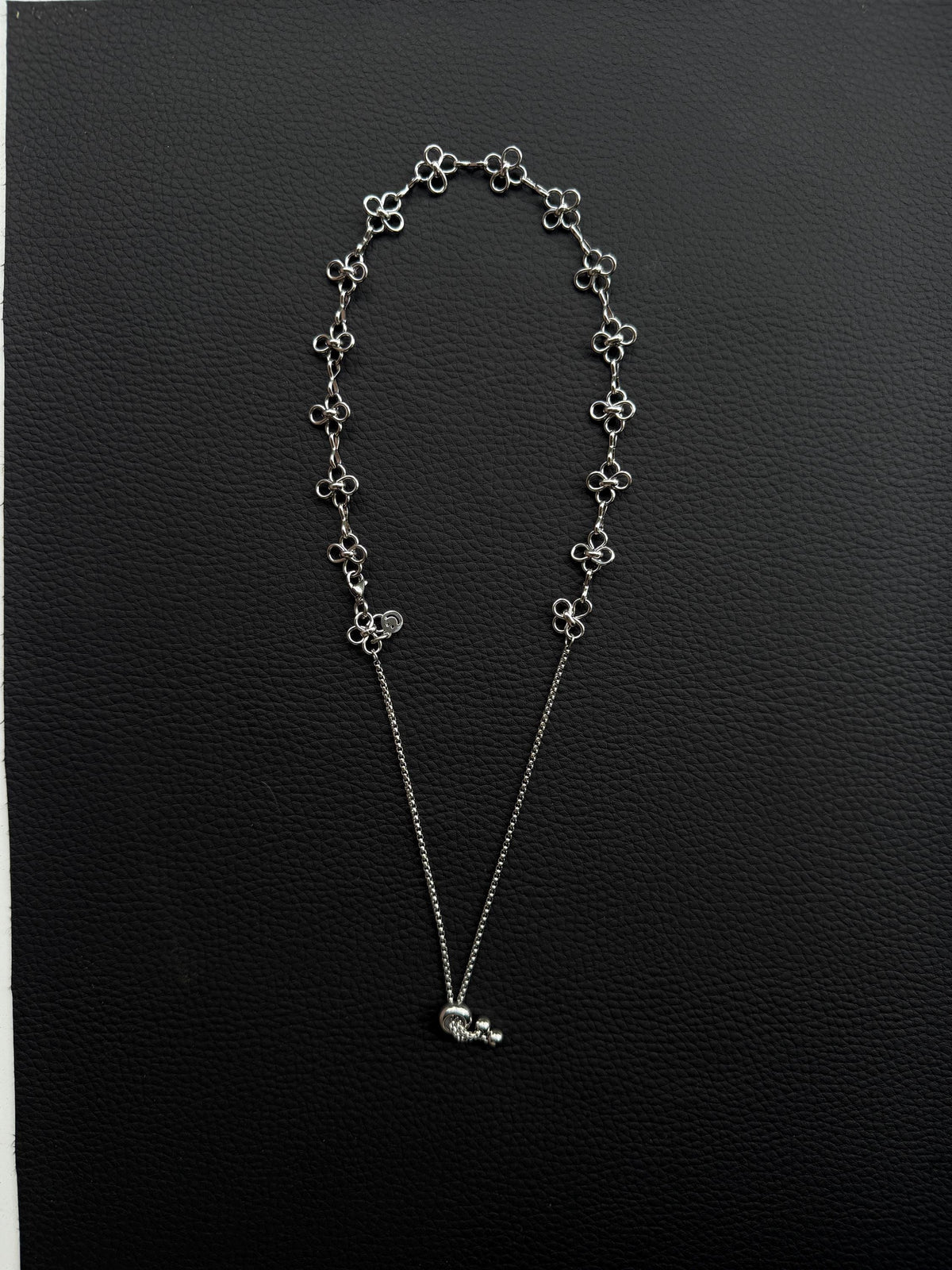 FLOWERS | Handmade Stainless Steel Necklace | Industrial Rave Jewellery