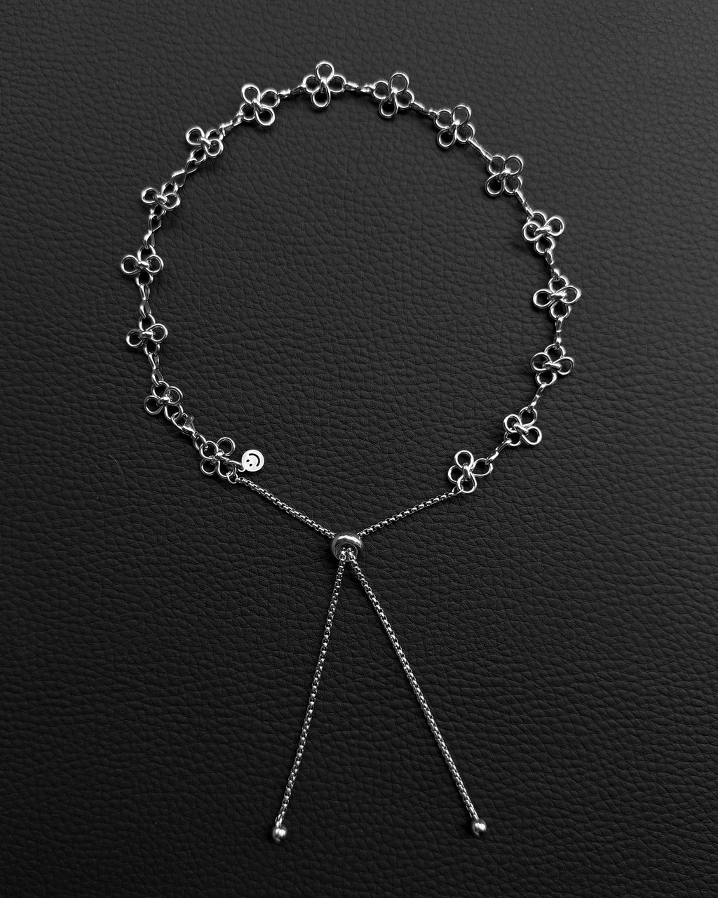 FLOWERS | Handmade Stainless Steel Necklace | Industrial Rave Jewellery