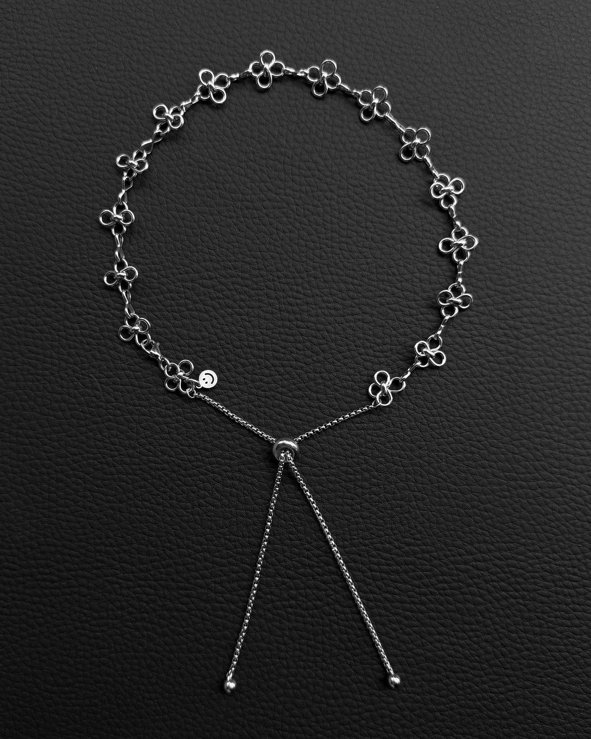 FLOWERS | Handmade Stainless Steel Necklace | Industrial Rave Jewellery