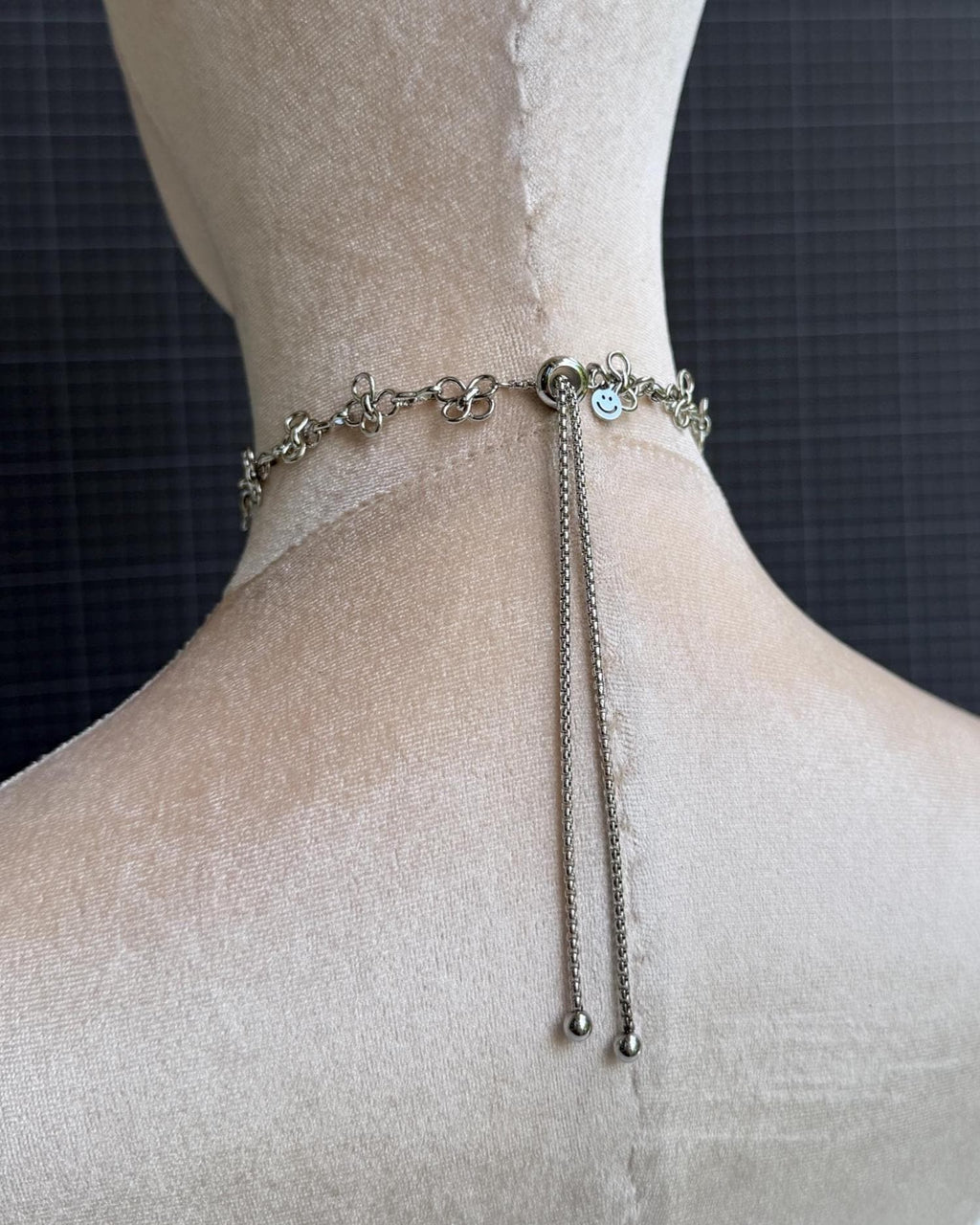 FLOWERS | Handmade Stainless Steel Necklace | Industrial Rave Jewellery