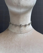 FLOWERS | Handmade Stainless Steel Necklace | Industrial Rave Jewellery