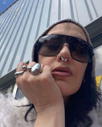 SHARK | Stainless Steel Earring | Industrial Rave Jewellery