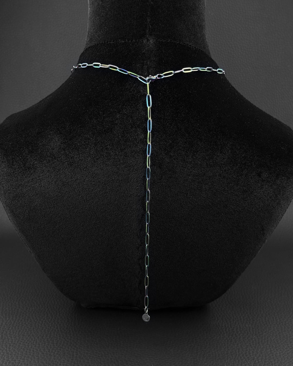 NEO TRIBAL (Pride Special) | Handmade Stainless Steel Necklace | Rave Jewelry | Rainbow finish