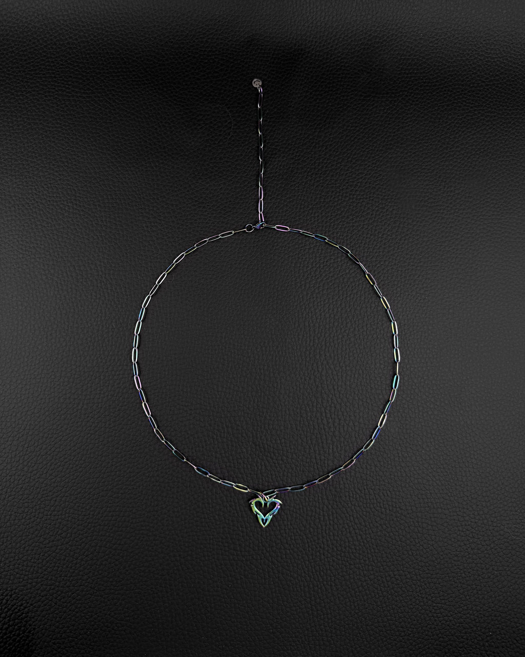 NEO TRIBAL (Pride Special) | Handmade Stainless Steel Necklace | Rave Jewelry | Rainbow finish