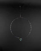 NEO TRIBAL (Pride Special) | Handmade Stainless Steel Necklace | Rave Jewelry | Rainbow finish