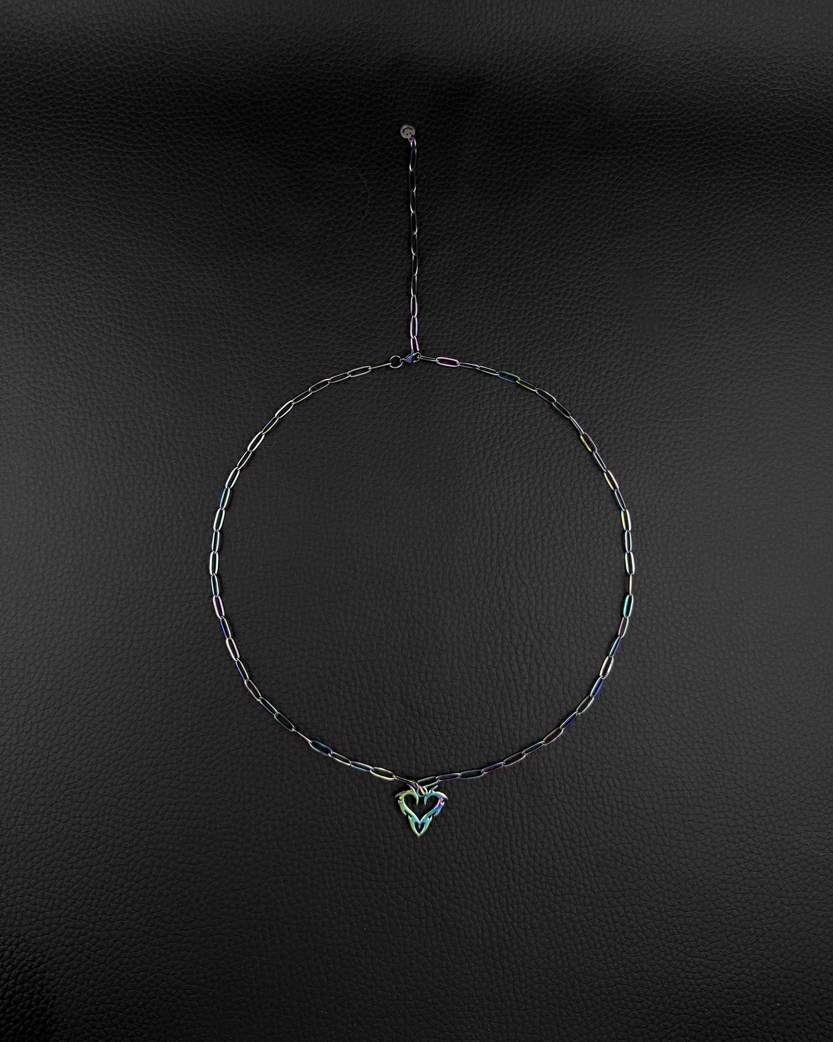 NEO TRIBAL (Pride Special) | Handmade Stainless Steel Necklace | Rave Jewelry | Rainbow finish