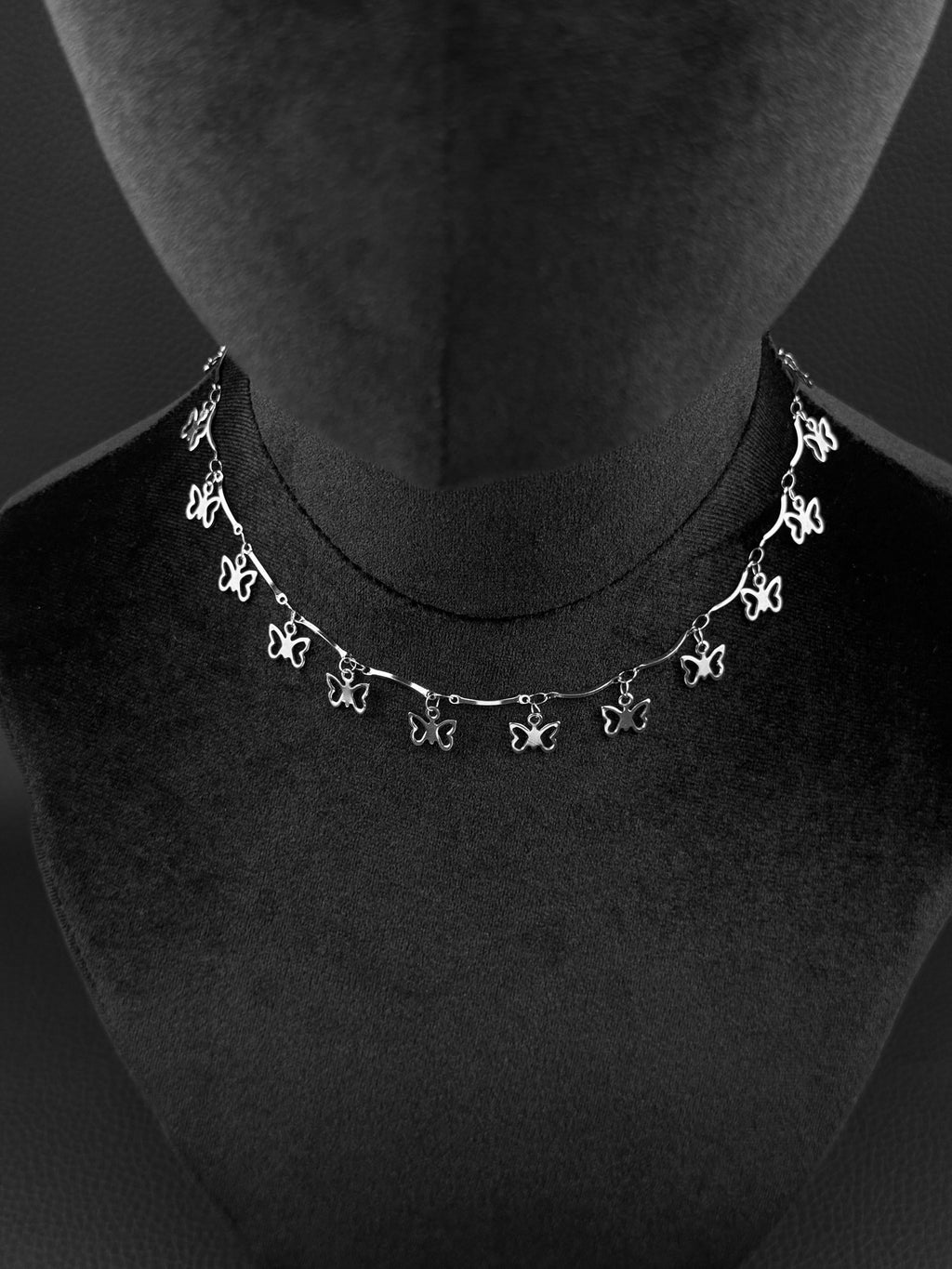 BUTTERFLIES | Handmade Stainless Steel Necklace | Rave Jewellery