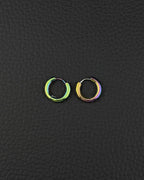 SMALL HOOP (Pride special, 16mm) | Stainless Steel Earring | Rave Jewellery