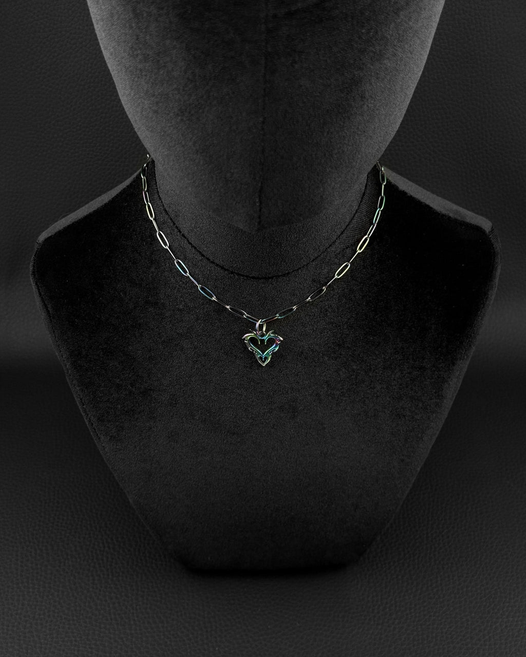 NEO TRIBAL (Pride Special) | Handmade Stainless Steel Necklace | Rave Jewelry | Rainbow finish