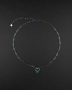 NEO TRIBAL (Pride Special) | Handmade Stainless Steel Necklace | Rave Jewelry | Rainbow finish