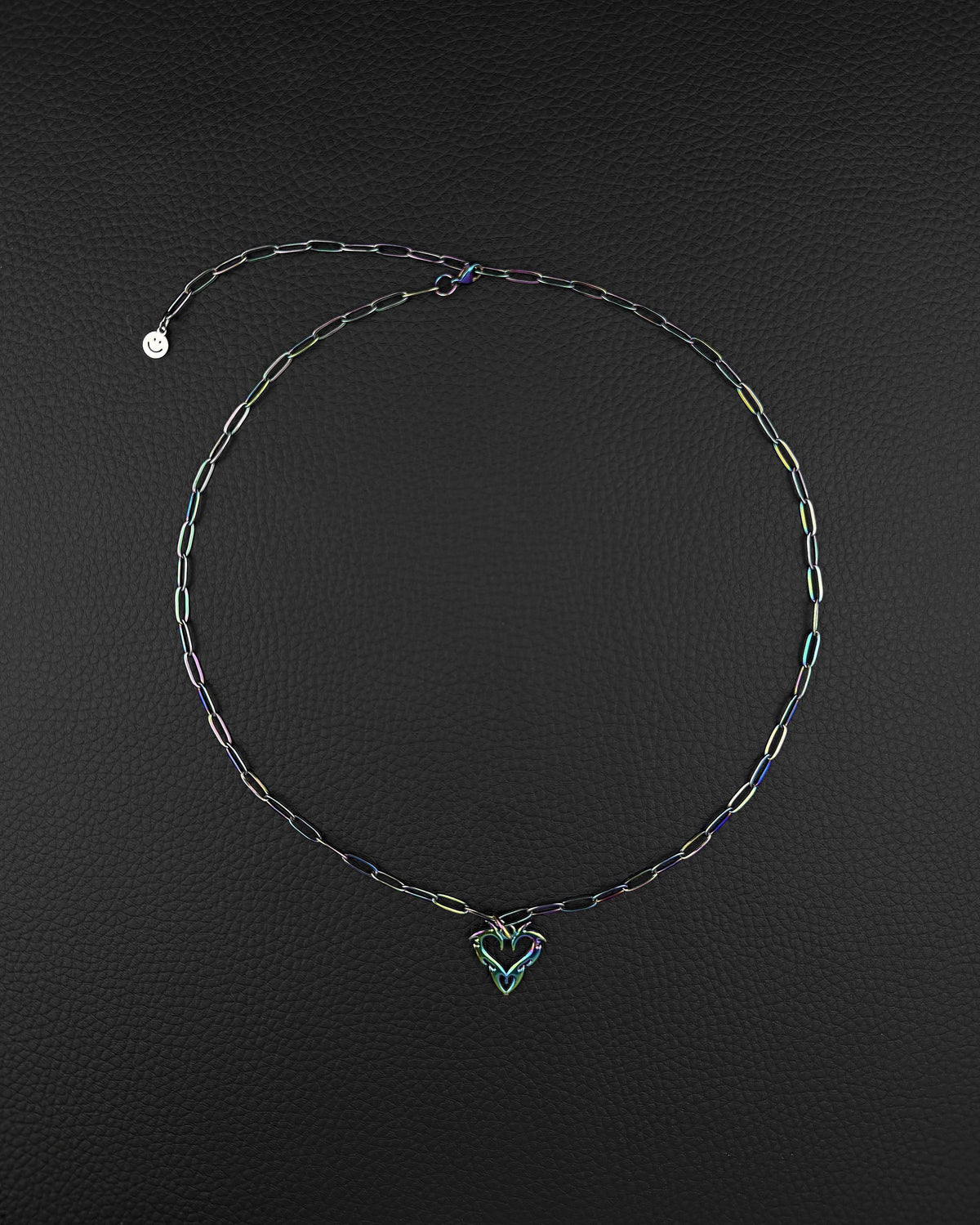 NEO TRIBAL (Pride Special) | Handmade Stainless Steel Necklace | Rave Jewelry | Rainbow finish