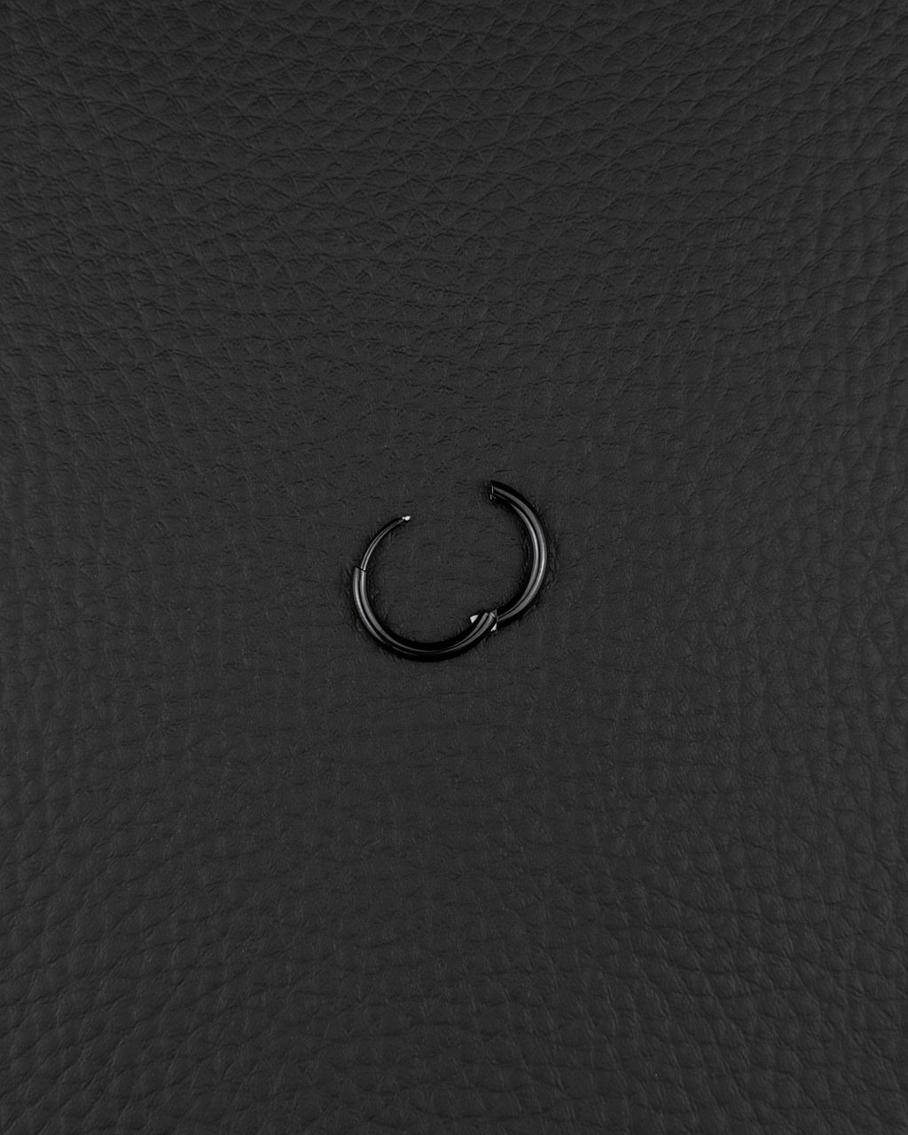 SMALL HOOP (Black) | Stainless Steel Earring | Industrial Rave Jewellery