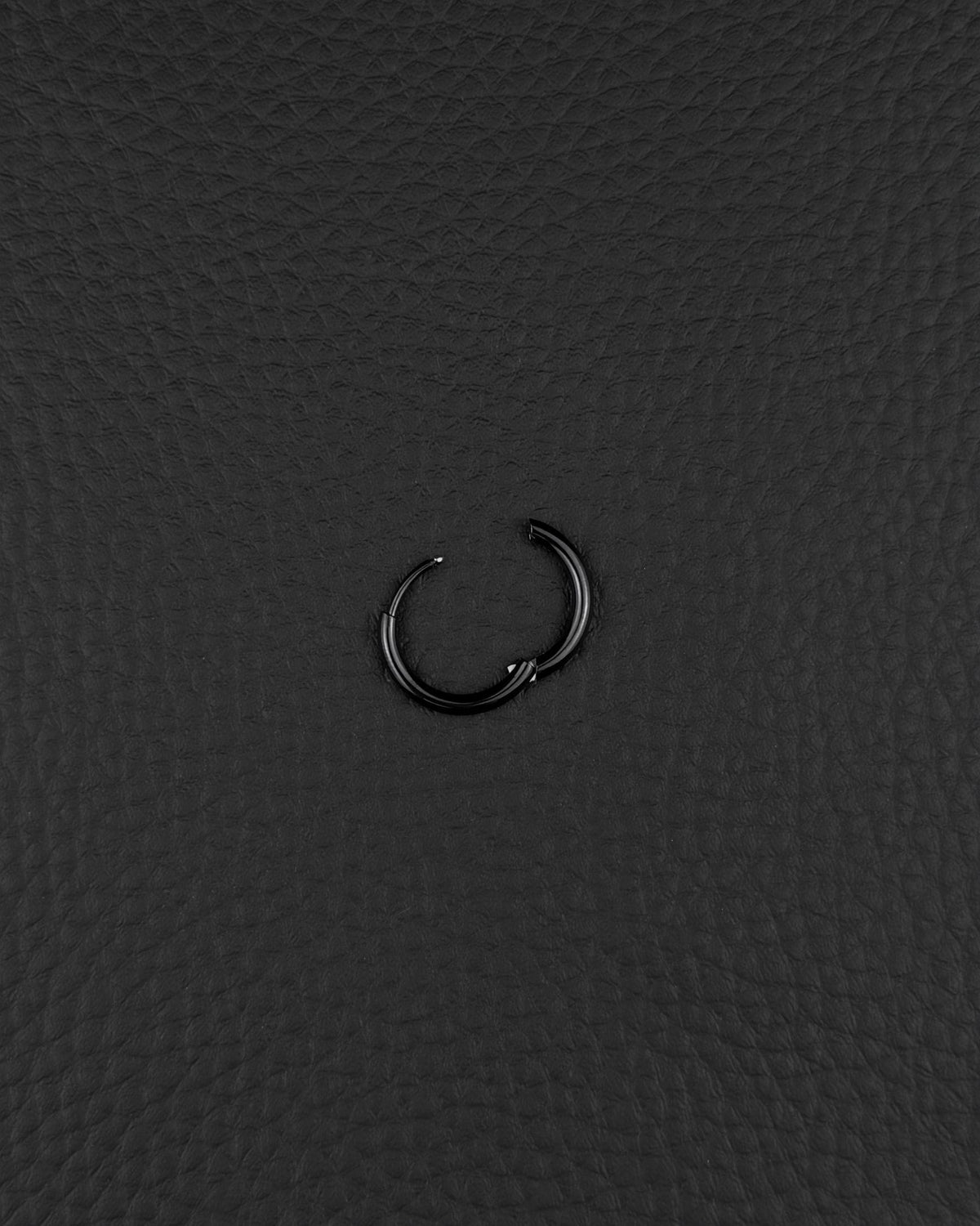 SMALL HOOP (Black) | Stainless Steel Earring | Industrial Rave Jewellery