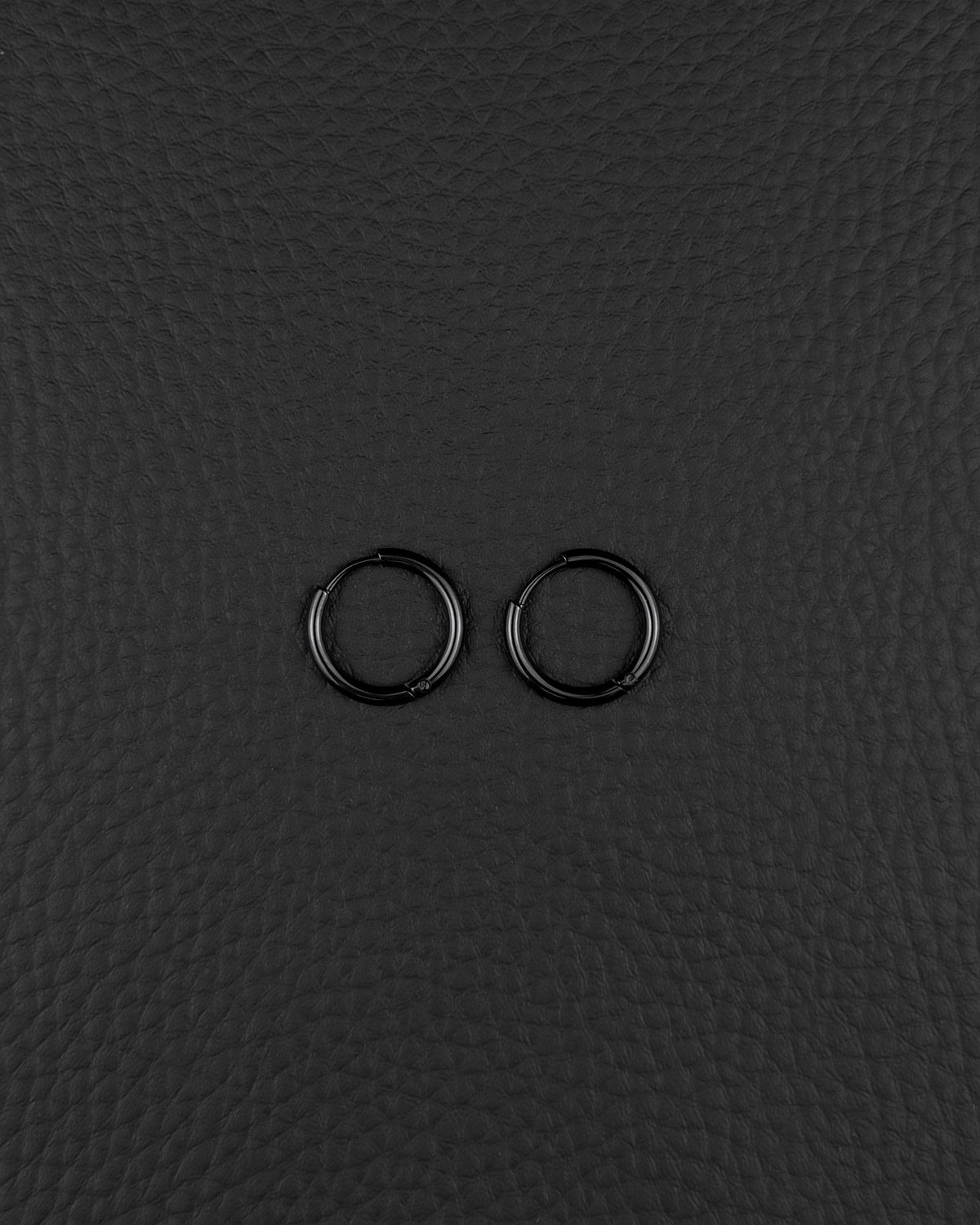 SMALL HOOP (Black) | Stainless Steel Earring | Industrial Rave Jewellery
