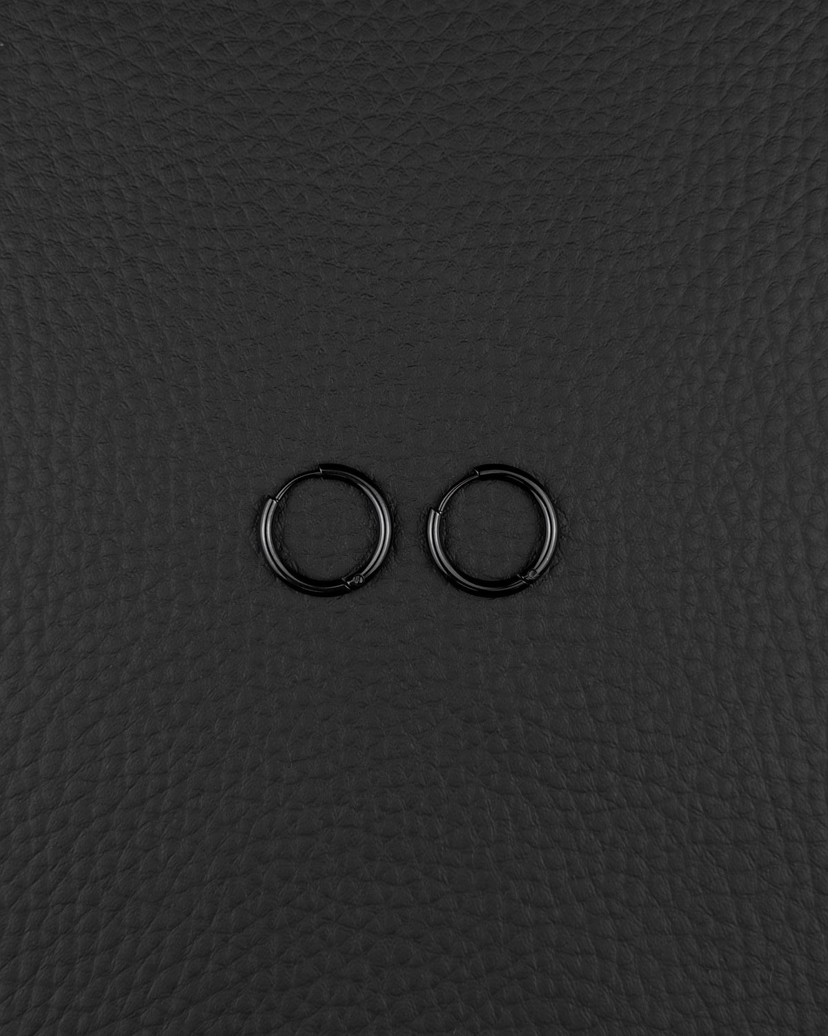 SMALL HOOP (Black, 16mm) | Stainless Steel Earring | Rave Jewellery
