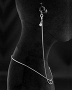 BEAT KEEPER | Handmade Stainless Steel Party Plugs Chain | Rave Jewellery