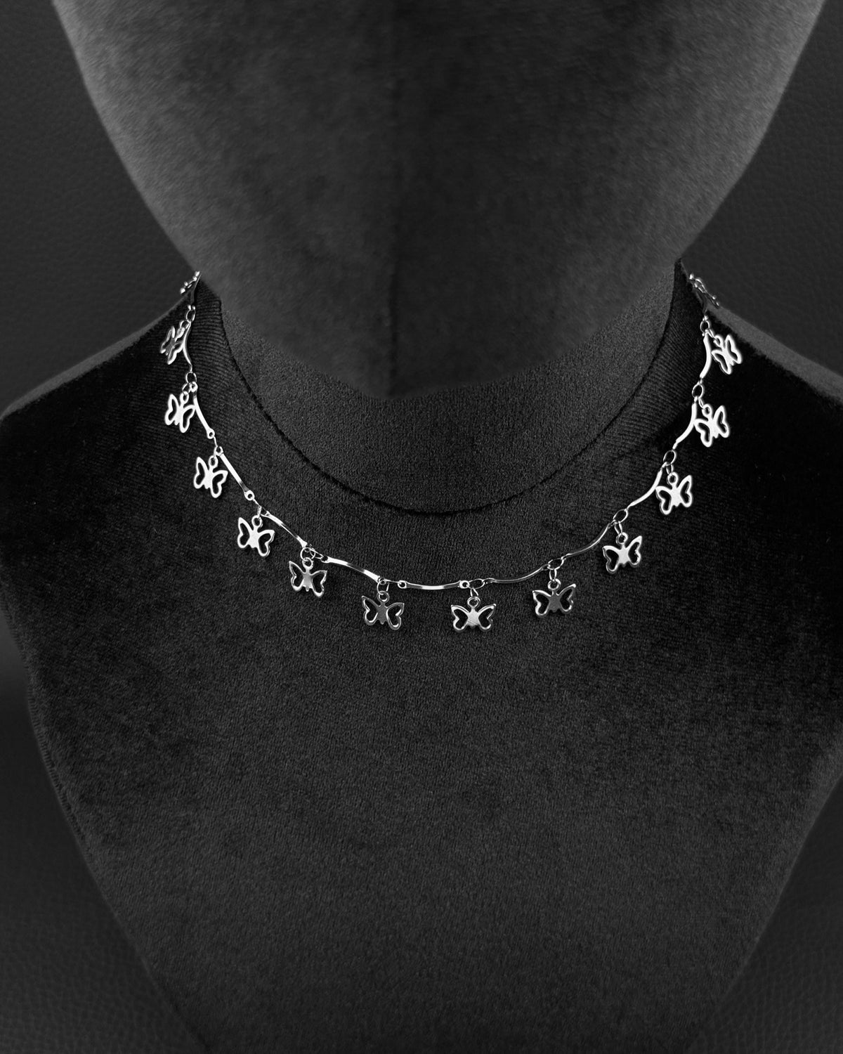 BUTTERFLIES | Handmade Stainless Steel Necklace | Rave Jewellery