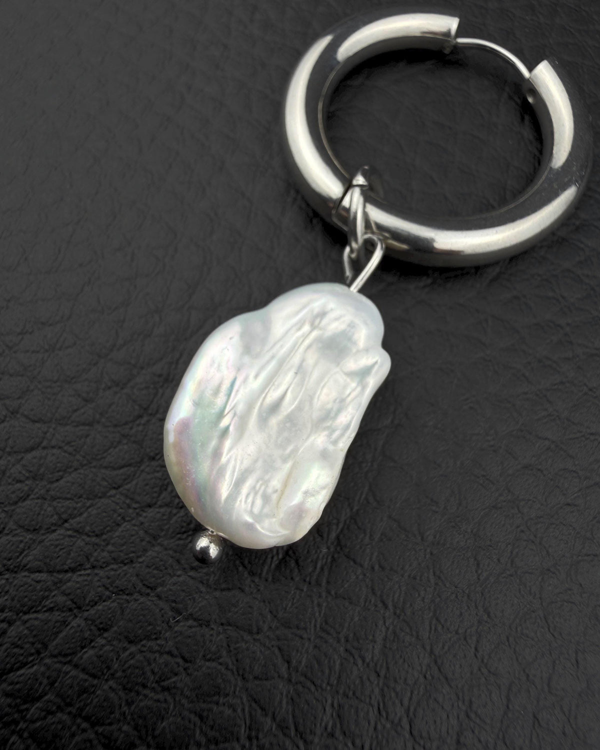 PEARLCORE | Handmade Stainless Steel Earring | Industrial Rave Jewellery
