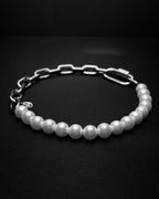 50/50 | Handmade Stainless Steel Necklace | Industrial Rave Jewellery