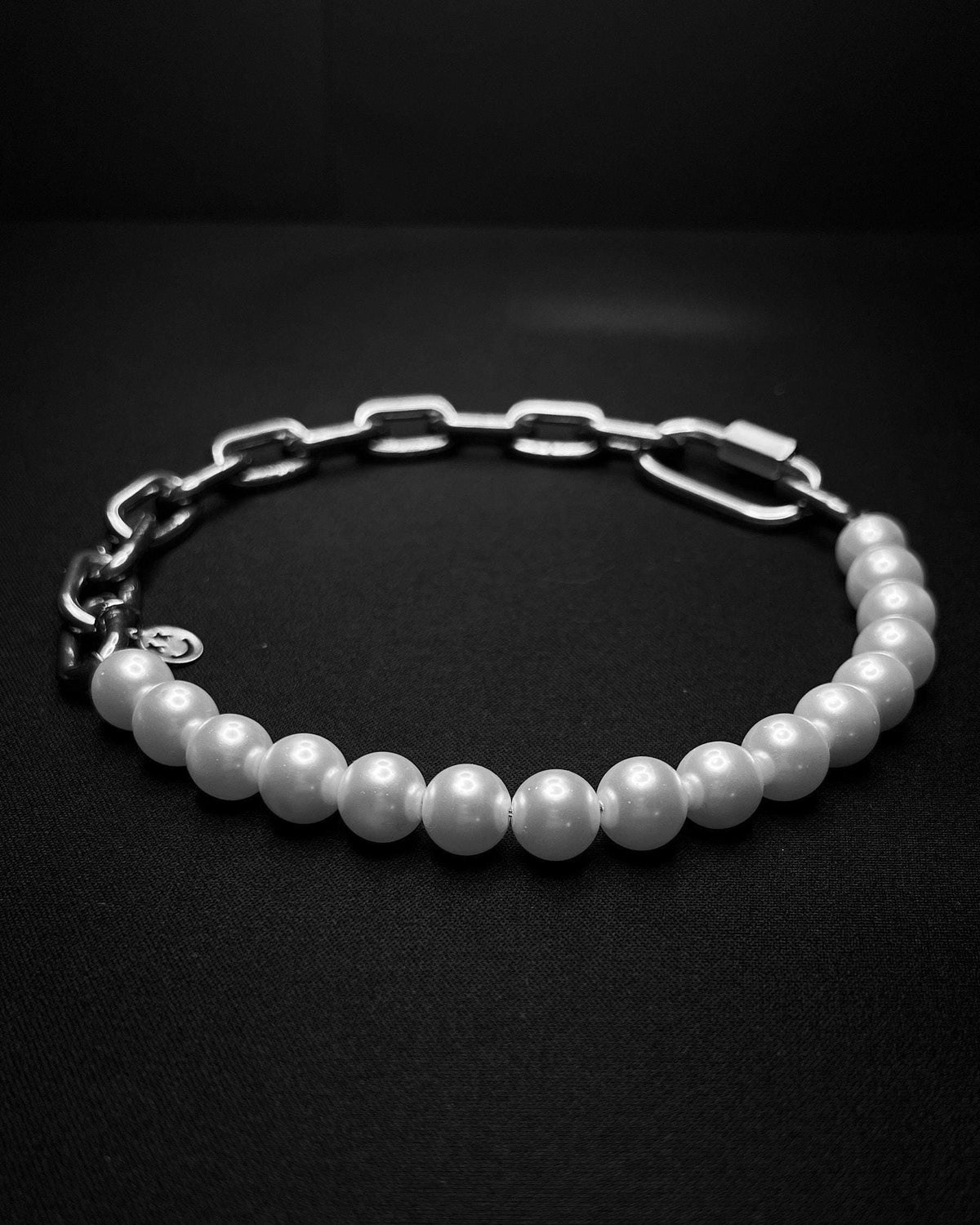 50/50 | Handmade Stainless Steel Necklace | Industrial Rave Jewellery