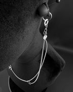 BEAT KEEPER | Handmade Stainless Steel Party Plugs Chain | Rave Jewellery