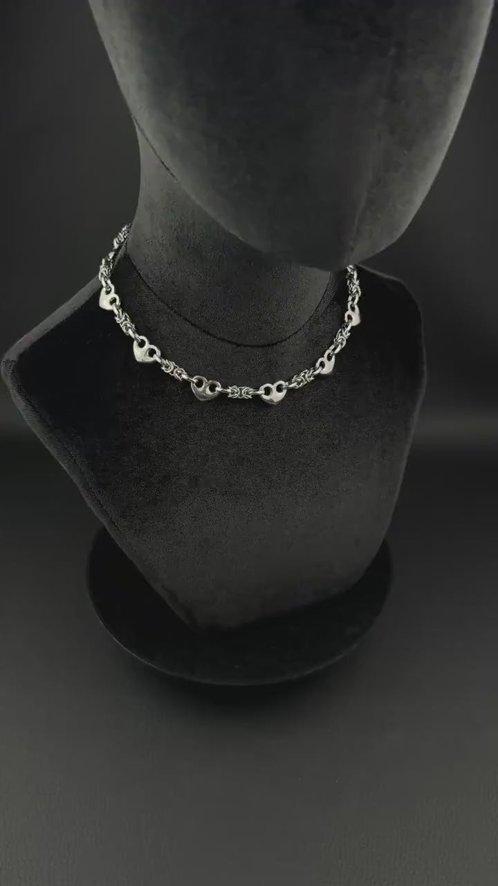 HEARTED YOU | Handmade Stainless Steel Heart Necklace | Rave Jewellery