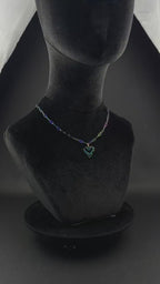 NEO TRIBAL (Pride Special) | Handmade Stainless Steel Necklace | Rave Jewelry | Rainbow finish